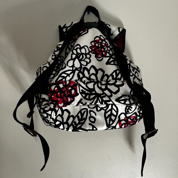 Coach Floral Graffiti Canvas Backpack - Matching Wallet Sold Separately - Picture 2 of 10